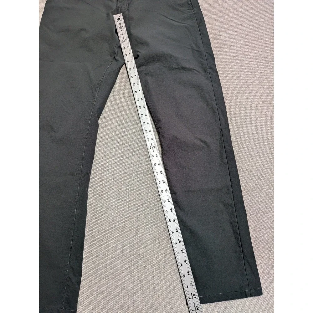 Nike Men's Pants Dark Grey 34x34 Slim Fit Dri-FIT Stretch Performance